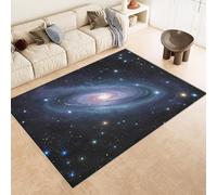 cosmic nebula Rugs Living Room galaxy Short Pile Floor Soft Flannel Area Rugs For Teenage Child Boy, Shaggy Carpet for Kids Playroom Nursery Living Room (60x90cm)