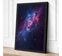 Cosmic Nebula Space Canvas Wall Art Print 18x12 Inch