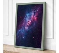 Cosmic Nebula Space Canvas Wall Art Print 36x24 Inch