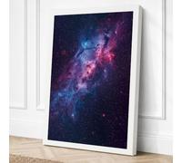 Cosmic Nebula Space Canvas Wall Art Print 36x24 Inch