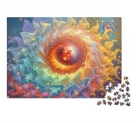 Cosmic Nebula Spiral Jigsaw Puzzles for Adults Interesting Puzzles 1000 Piece Brain Challenge Home Decoration Gifts 38x26cm/1000pcs