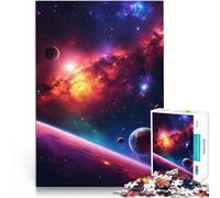 Cosmic Nebula with Planetsjigsaw 1000 pieces for teenagers Train your brain and hands is ideal as a gift for the whole family 38x26cm