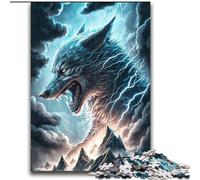 Cosmic Nebula Wolf 2000 Pieces Jigsaw Puzzles For Teens And Adults, Challenging Game Toys Wall Decoration Unique Birthday And Xmas Gifts (70x100cm)