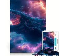Cosmic Nebulous Nightmare Adult Jigsaw Puzzles1000 Pieces Stress Relief Play, Precise Joint, Hard Challenge, Ideal Decor (50x75cm)