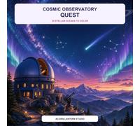 Cosmic Observatory Quest: 20 Stellar Scenes to Color