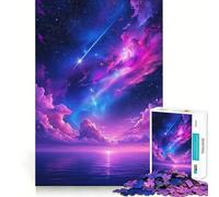 Cosmic Ocean Twilight with Shooting Star Jigsaw Puzzles 1000 Pieces for Adults Brain Exercise, Decompress, Family Game, Home Art (50x75cm)