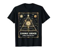 Cosmic Order Patterns Behind The Chaos Sacred Geometry T-Shirt
