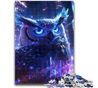 Cosmic Owl 1000 Pieces Jigsaw Puzzles For Teens And Adults,for Educational Game Challenge Toy Unique Home Decor And Gifts (38x26cm)
