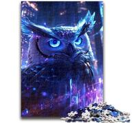 Cosmic Owl Jigsaw Puzzles 1000 Pieces for Adults Teens,Learning Educational Toy for Is Ideal As A Gift for The Whole Family (50x75cm)