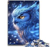 Cosmic Owl JigsawPuzzle 1000 Pieces for Adults,Decompressing Intellectual Educational Toy Birthday Present,Gifts,Wall Art (50x75cm)