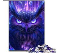 Cosmic Owl Jigsaws Puzzles 1000 Pieces for Adults Gifts, Suitable for Ages 14 And Up Toy Wall Decor Birthday And Unique Gifts (26x38cm)