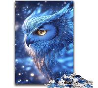 Cosmic Owl Jigsaws Puzzles 1000 Pieces for Teenagers Gifts,Challenging Difficult Deal As Gifts for The Whole Family (38x52cm)