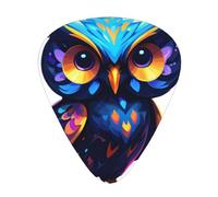 Cosmic Owl Printed pick set - 12 pieces, thin, medium and thick guitar picks, suitable for guitar, bass, electric guitar and ukulele