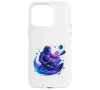 Cosmic Paddle Astronaut Space Voyage Case for iPhone 15 Pro Max