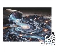 Cosmic Paint Flow Jigsaw Puzzles 1000 Pieces in Thick Cardboard Jigsaws with Mindfulness Puzzles for Brain Teasers for Adults As Birthday Gifts for Women/Men 52x38cm/1000pcs