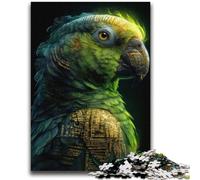 Cosmic Parrot Jigsaw Puzzles for Teenagers 1000 Jigsaws,Educational Games Wall Decoration Unique Birthday And Xmas Gifts (38x52cm)