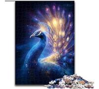 Cosmic Peacock 1000 Piece Jigsaw Puzzles for Teenagers Gifts, Art Interesting Stress Reduction Wishlist with Santa Claus for Age 14 (50x75cm)