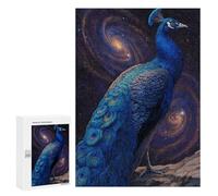 Cosmic Peacock in Space Puzzle 1000 Teile Schwer Puzzle Spielzeug Lernspiel Impossible Herausforderungsspielzeug Für Erwachsene Kinder 300 PCS