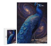 Cosmic Peacock in Space Puzzle 1000 Teile Schwer Puzzle Spielzeug Lernspiel Impossible Herausforderungsspielzeug Für Erwachsene Kinder 500 PCS