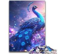 Cosmic Peacock Jigsaw Puzzles for Teenagers 2000 Piece Puzzle,Fun Games Every Piece Is Unique - Challenging Family Fun Game (70X100cm)