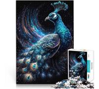 Cosmic Peacock1000 Piece Jigsaw Puzzles for teenagers Jigsaw learning educational is ideal as a gift for the whole family 38x26cm