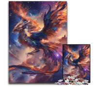 Cosmic Phoenix 1000Piece Jigsaw Puzzle Wooden Jigsaw Puzzles Perfect for Halloween Christmas Birthday Gift 1000 PCS(75x50cm)