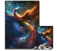 Cosmic Phoenix Jigsaw Puzzles for Adults 1000 Piece Jigsaw Puzzles Brain Teaser Game Interactive Family Game Suitable for Ages 14 1000 PCS(38x26cm)