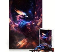 Cosmic Phoenix Rising Puzzle for Adults 1000 Pieces Mental Skill, Fine Cut, Enjoyable Challenge, (38x52cm)