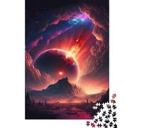 Cosmic Planet Explosion 1000 Piece Recycled Puzzle Stressful Workers Anxiety Relief Home Wall Art Cognitive Training 38x26cm/1000pcs