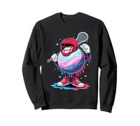 Cosmic Planet Lacrosse Helmet Stick Sweatshirt