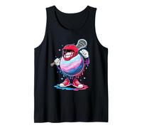 Cosmic Planet Lacrosse Helmet Stick Tank Top