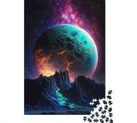 Cosmic Planet Landscape Puzzles 1000 Piece for Adults Challenging 38x26cm/1000pcs