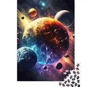Cosmic Planet Scene 1000 Piece Thickened Jigsaw Puzzle Grown-Ups Easy Store Relaxation Hobby Engaging Brain Teaser 70x50cm/1000pcs