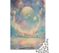 Cosmic Planets 1000 Piece Jigsaw Puzzle for Adult Kids Toy Intellectual Game Educational Game for Adult Child Stress Relief Home Decoration Jigsaw Puzzles for Stress Relief 1000pcs (75x50cm)