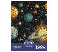 Cosmic Planets 1000 Piece Puzzle for Adults Natural Scenery Fun Challenging Brainteasing Perfect for Relaxation Educational Games 52x38cm/1000pcs