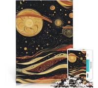 Cosmic Planets Artteenagers 1000 Piece Jigsaw Puzzle Stress Reliever Staycation Kill time is ideal as gifts for the whole family 38x26cm