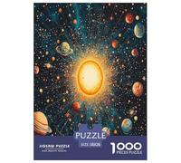 Cosmic Planets Jigsaw Puzzles for Adult Educational Game Difficult Challenges 1000 Piece Difficult Hard Jigsaw Puzzles for Man And Woman with Letters on Back 38x26cm/1000pcs