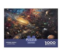 Cosmic Planets Jigsaw Puzzles for Adults Gifts 1000 Piece Challenging Games Home Decoration Interstellar Spiral Dream Jigsaw Puzzle for Adults And Kids Age 12 And Up 70x50cm/1000pcs