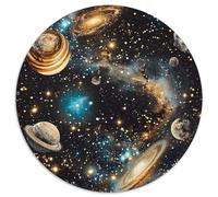 Cosmic Planets Jigsaw Puzzles for Adults Gifts 1000 Piece Educational Games Home Decors Interstellar Wonderland Jigsaw Puzzle for Adults And Kids Age 12 And Up 1000pcs (67.5x67.5cm)