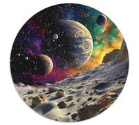 Cosmic Planets Jigsaw Puzzles for Adults Gifts 1000 Pieces Fun Challenging Home Decoration Brainteasing Interstellar Wonderland Jigsaw Puzzle for Women Men Adult 1000pcs (67.5x67.5cm)