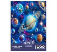Cosmic Planets Jigsaw Puzzles Puzzle for Adults Kids. 1000 Piece Great Gifts Challenge Toy Educational Games Home Decoration for Adults& Kids Age 14 Years Up 38x26cm/1000pcs
