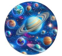 Cosmic Planets Jigsaw Puzzles Puzzle for Adults Kids. 1000 Pieces Whimsical Challenge Toy Educational Games Home Decoration for Educational Games Gifts 1000pcs (67.5x67.5cm)
