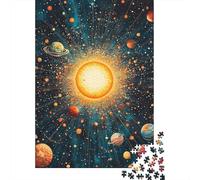 Cosmic Planets Jigsaw Puzzles Puzzles for Adults Kids. 1000 Piece Impossible Challenge Toy Educational Game Home Decoration for Adults& Kids Age 14 Years Up 1000pcs (75x50cm)