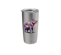 Cosmic Polygon Capybara Galaxy Capybaras Abstract Art Stainless Steel Insulated Tumbler