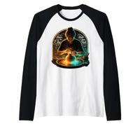 Cosmic Potter Art Shape Clay Your Path Design Raglan Baseball Tee