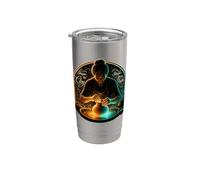 Cosmic Potter Art Shape Clay Your Path Design Stainless Steel Insulated Tumbler
