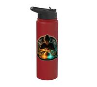 Cosmic Potter Art Shape Clay Your Path Design Stainless Steel Insulated Water Bottle
