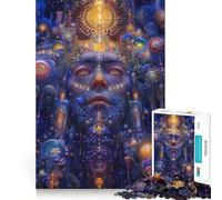 Cosmic Psyche Jigsaw Puzzle for Teenagers 1000 Pieces Mental Boost, Clean Cut, Fun Challenge, Birthday Present (38x52cm)