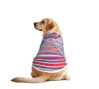 Cosmic psychedelia Dog Shirt Vest Dog Clothes- Breathable Cooling for Big Dogs, Sun Protection Comfort Wear for Golden Retriever, Husky, Alaska Outdoor Activities 3X-Large