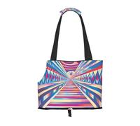 Cosmic psychedelia Pet Tote Bag Foldable Handbag Carrier for Small Dogs Cats Puppy Portable Travel Shoulder
